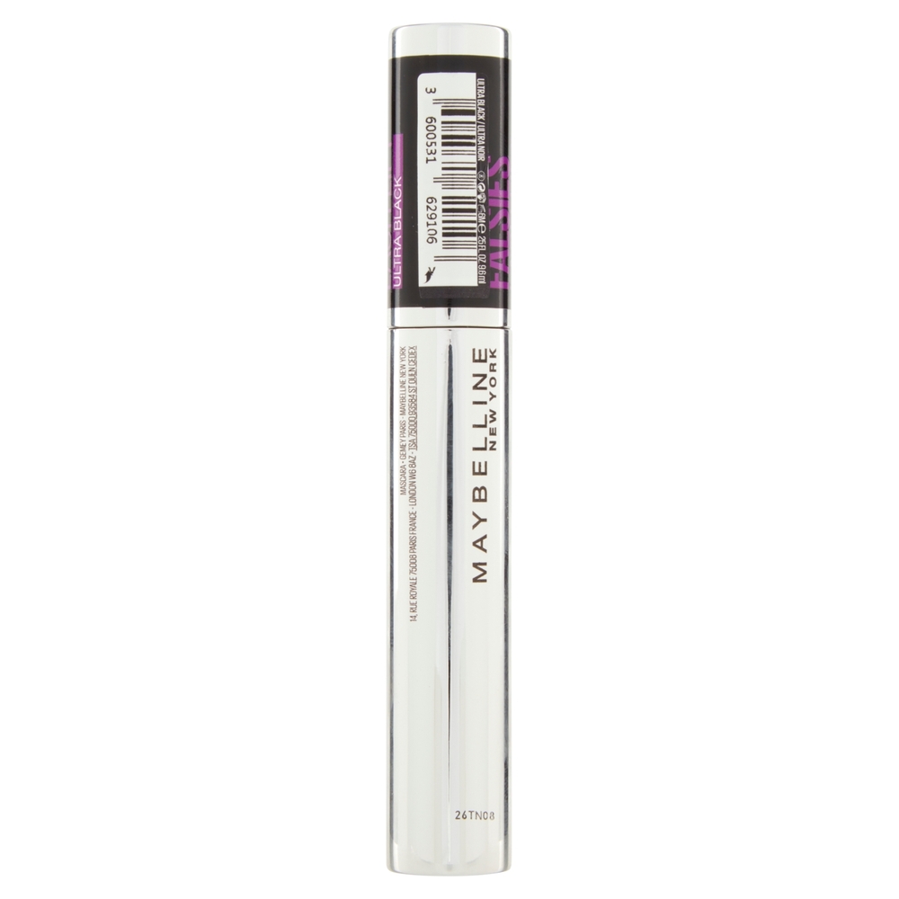 Maybelline New York Mascara Falsies Lash Lift, Effetto laminazione delle ciglia, Extra Black
